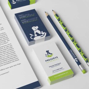 Criação de Pojeto de Identidade Visual - Case Identidade Vistual Clínica Preserve Veterinária by AbóboraX Design